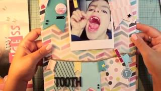 Kill a Kit Video Scraptastic Purple Rain kit & add on