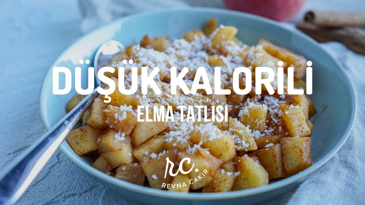 Düşük Kalorili Elma Tatlısı I Vegan& Rafine Şekersiz