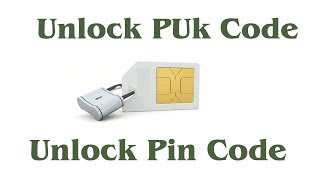 How to Unlock SIM PUK Code&Pin Code