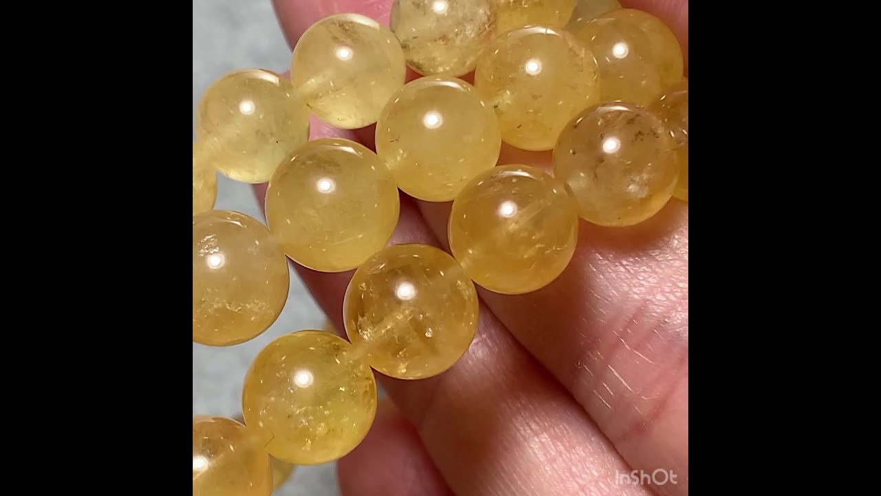 新着商品☆希少！ゴールデンダンビュライトブレスレットをご紹介 