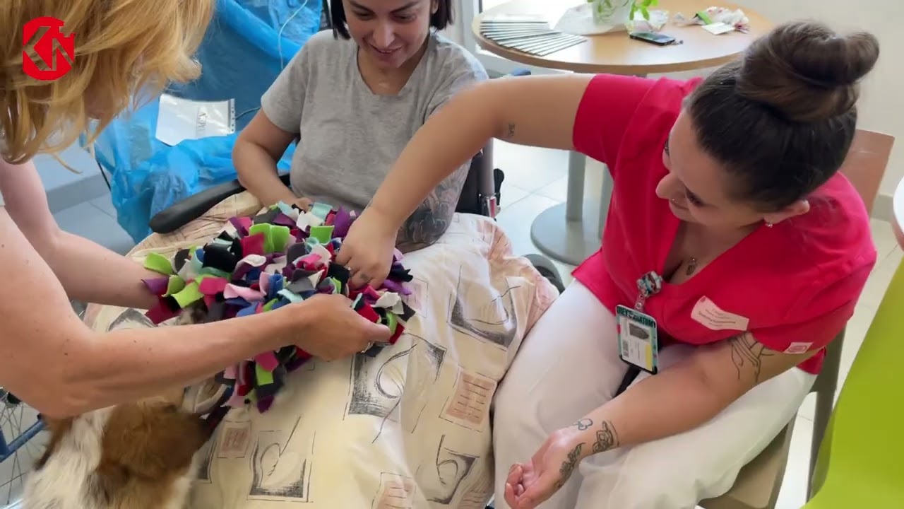 Návštěva canisterapeutických psů na oddělení následné péče