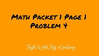 Page 1 Problem 4- Part 3
