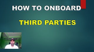 HOW TO ONBOARD THIRD PARTY #thirdparty #vendors screenshot 4