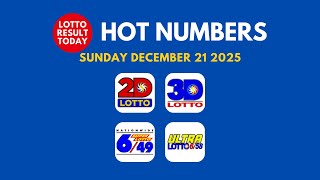 Hot Lotto Numbers December 21 2025