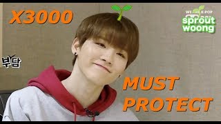 Jeon Woong being an absolute cute baby for 4 minutes 🌱 [ENG SUB CC]