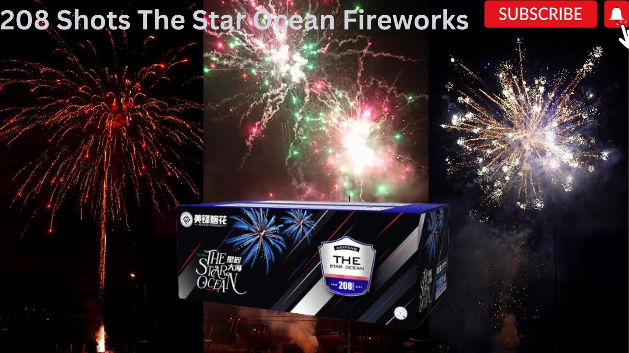 【大晦日の夜】 208 Shots THE STAR OCEAN Fireworks Cake - YouTube
