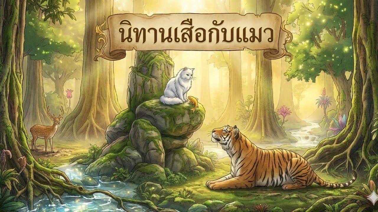 นิทาน : เสือ กับ เเมว