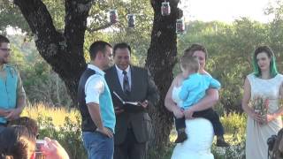 Intimate Backyard Wedding at Couple's Family's Ranch