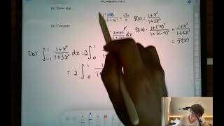 [M2 Intensive] Integration - Parity of Function Example 5(b)