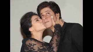 SRKajol - Simran kisses Raj then \ now ( Симран целует Раджа тогда и сейчас )