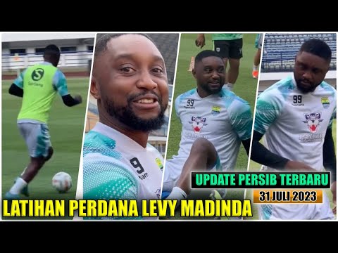 DETIK - DETIK LATIHAN PERDANA LEVY MADINDA BERSAMA PERSIB BANDUNG - 31 JULI 2023 | PERSIB TERBARU