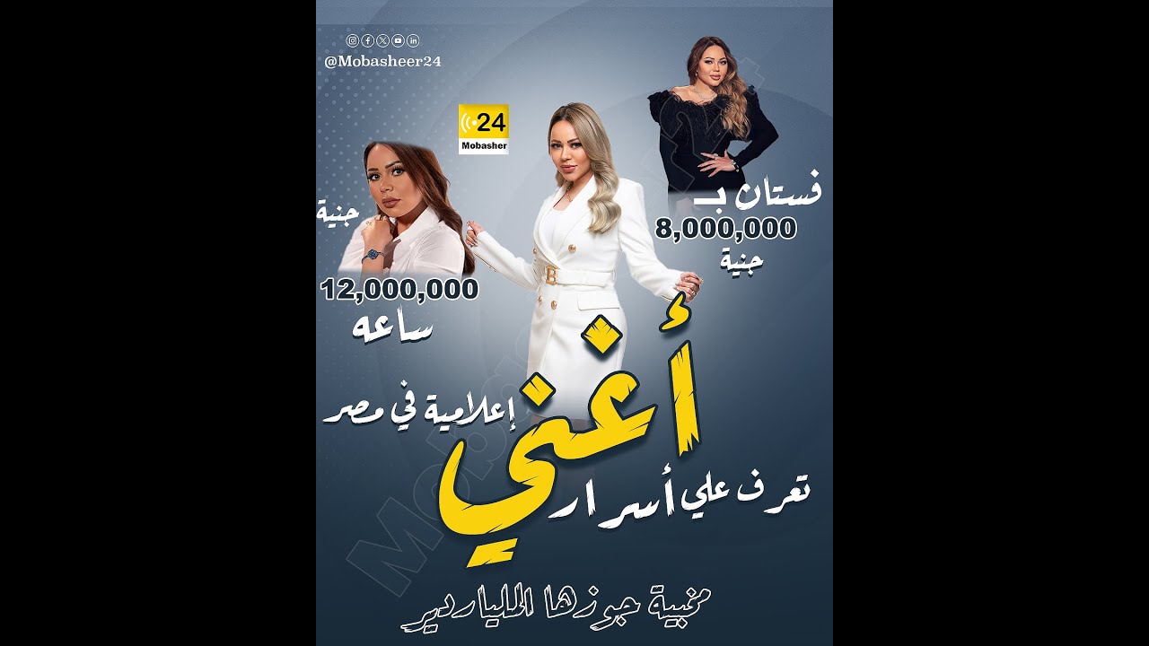 أسما ابراهيم .. مخبية جوزها الملياردير وعندها ساعة بـ12 مليون وطيارة ...