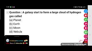 A galaxy start to form a large cloud of hydrogen gas called.