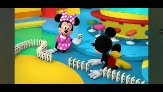Me and Mickey playing dominoes