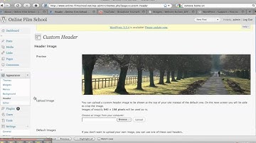 WordPress Tutorial 3 - How to edit/change wordpress theme Twenty Ten