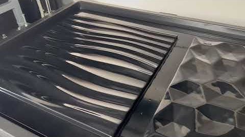 Termoforming process 3D wall panels molds.