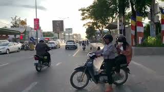 Enjoy Driving Tour from Teuk Tlar to Khan Sen Sok - Cambodian Driving in the Morning screenshot 5