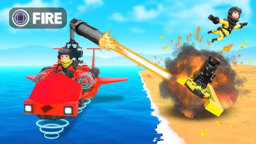 Build The BEST HOVERCRAFT Challenge vs MY Friends in Trailmakers!