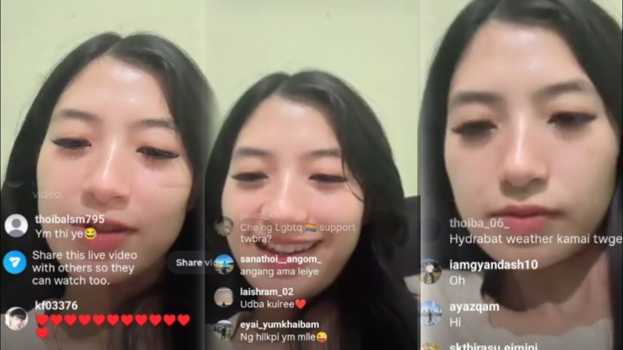 Tanu Konjengbam live video Udaba ym kuire Tanu se🥰❤️❤️