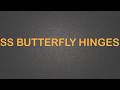 SS Butterfly Hinges | Stylish & Durable | Fortune Hardware