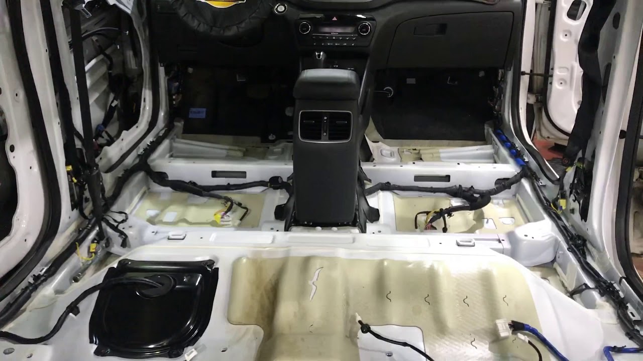 Родная шумка на Хендай Туссан далека от идеала, но и не самая худшая ...