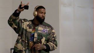 Baker Mayfield, Odell Beckham Jr. arrive for Browns vs. Bears