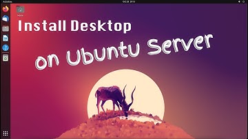 How to install Ubuntu Desktop from Ubuntu Server 22 10