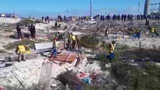 - Demolition of shacks