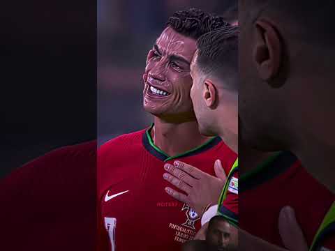 ronaldo sad moments 🥺😳