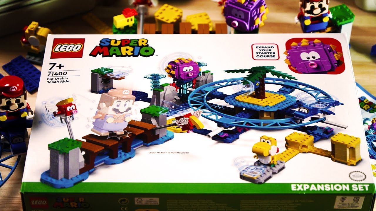 レゴマリオ】でかウニラとリフトンのなみのりチャレンジ71400