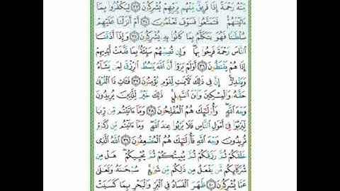 #سورة الروم#الآيات(33-35) تلاوة وأحكام الآنسة سمية#قليل دائم خير