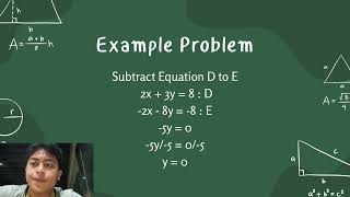 Solving Systems of Linear Equation in 3 Unknowns by Elimination (MAT 029) 