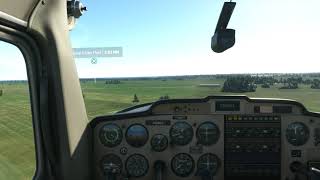 Первая посадка на Бузовой в Microsoft Flight Simulator