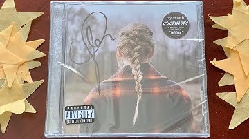 Taylor Swift - Signed evermore CD Unboxing (But Never Ever Opening)