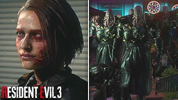 Zombie Jill vs Nemesis Army - Resident Evil 3 REMAKE | 4K Ultra