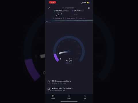 Speed Test on TG Communications/TVS Cable. 75x5mbps plan.