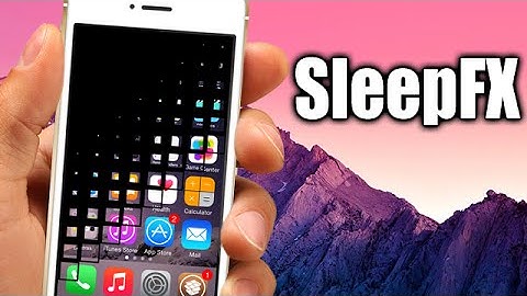 SleepFX - iOS 8 Jailbreak Cydia Tweak