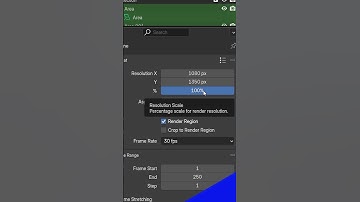 Important Test Render Setting in BLENDER