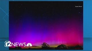 Northern Lights seen in Arizona on Sunday