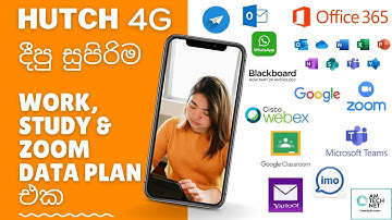 The Best Work, Study & Zoom Data Plan in Sri Lanka | Hutch | AM Tech Net