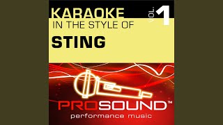 Video thumbnail of "ProSound Karaoke Band - Fields Of Gold (Karaoke Lead Vocal Demo) (In the style of Sting)"