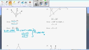 ATHS Honor Geometry Review Quiz 2.4 Proofs Video.wmv