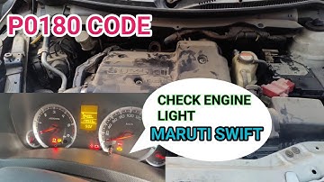 P0180 FAULT CODE SWIFT ! P0180CODE ! MARUTI SWIFT CHECK ENGINE LIGHT ! CHECK ENGINE LIGHT IN CAR