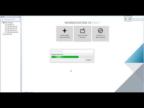 How to import an Open Virtualization Format OVF Virtual machine and run it in VMware Workstation