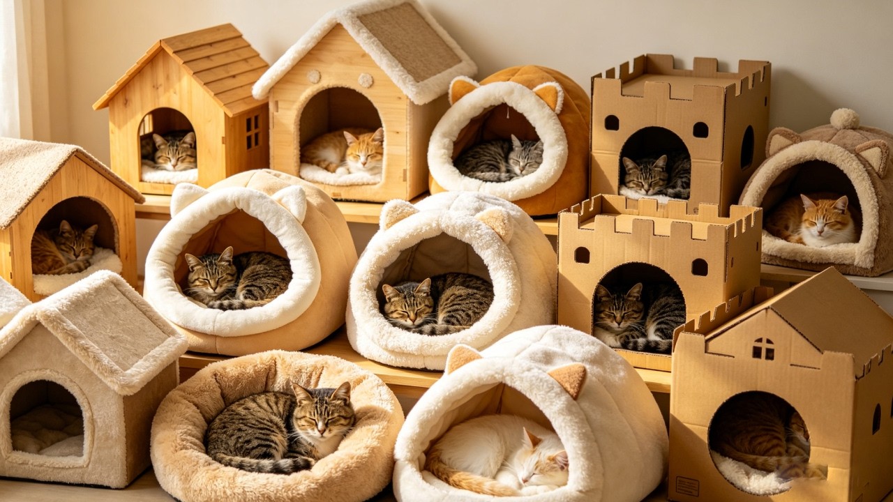 这些年我给流浪猫做的31座猫窝 #我和流浪猫的故事 #自制猫窝 #关爱流浪猫 - YouTube