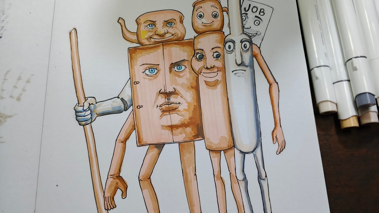 Gambar Anomali Los Sahur Combination part 2 diwarna