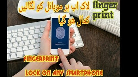 How to Get Real FingerPrint Lock On any android phone 100% working
