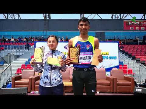 यू–२० राष्ट्रिय एथलेटिक्स च्याम्पियनसिपमा अनुष्का र अभिनाश सर्वोत्कृष्ट खेलाडी