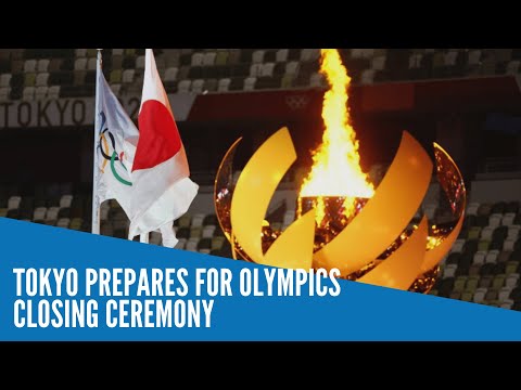 Tokyo prepares for Olympics closing ceremony