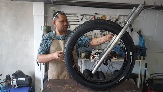 Final do garfo fat bike (Parte 2) da Diamante Negro do Alex